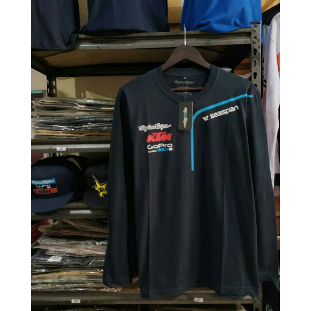 Kaos trail lengan panjang KTM RACING BLACK