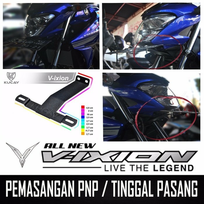 Dudukan Plat Nopol Kucay New Vixion R 2017 Vixionr Indonesia