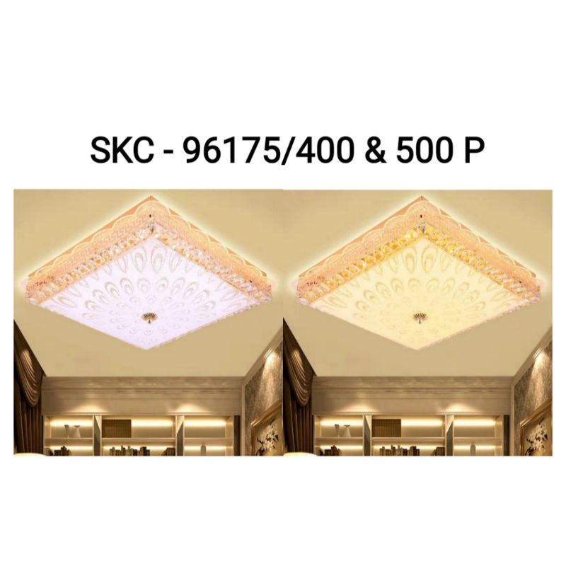 Lampu Hias Plafon Ceiling Lamp LED 96175 Kotak Diameter 40cm
