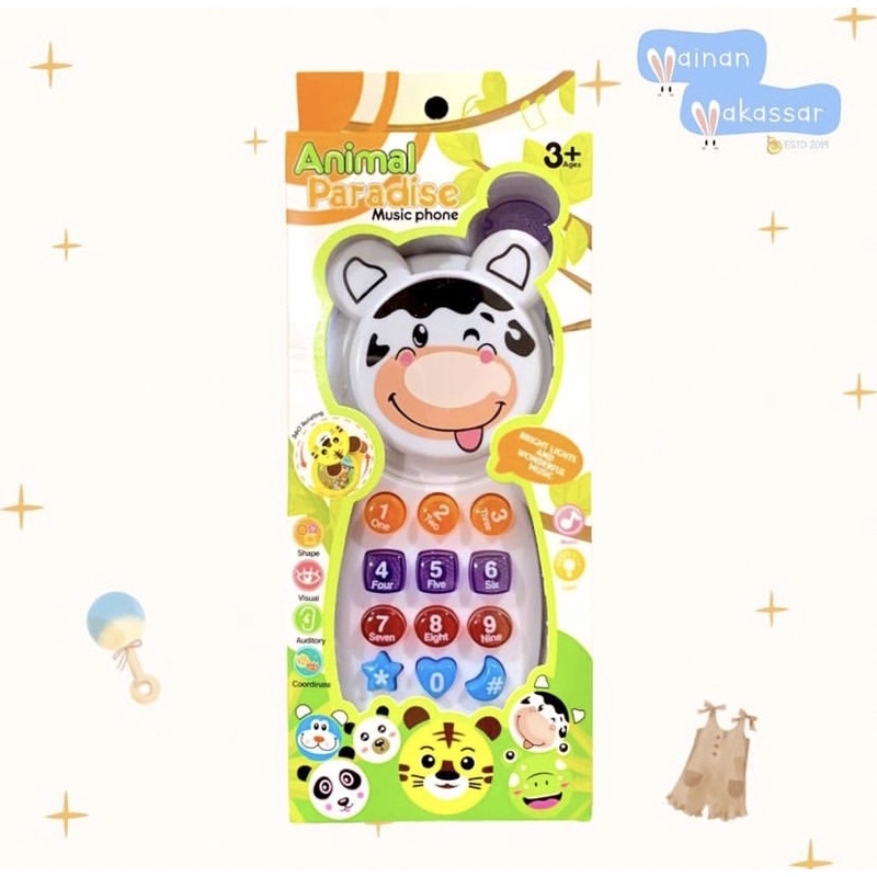 Mainan anak Baby Phone Cartoon (Handphone Anak Kartun)