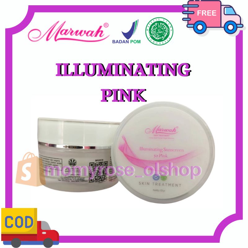 ILLUMINATING SUNSCREEN / PELEMBAB WAJAH SPF 50
