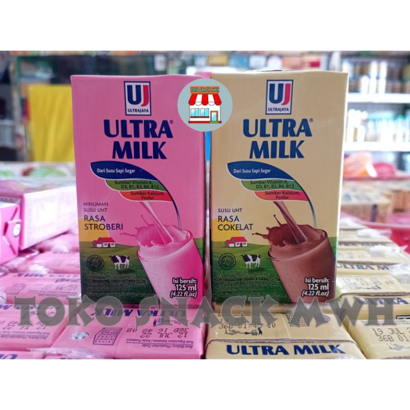 

Susu UHT Ultra Jaya Ultra Milk 125ml