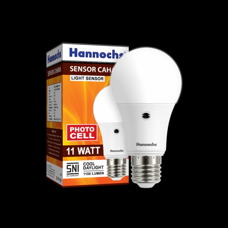 Jual Bohlam Led Hanochs 11 Watt Sensor Cahaya Indonesia Shopee Indonesia