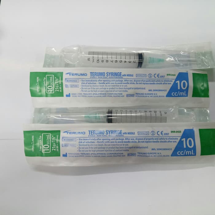 Syringe 10ml/10cc Terumo / Spuit 10ml / Suntikan 10ml Terumo