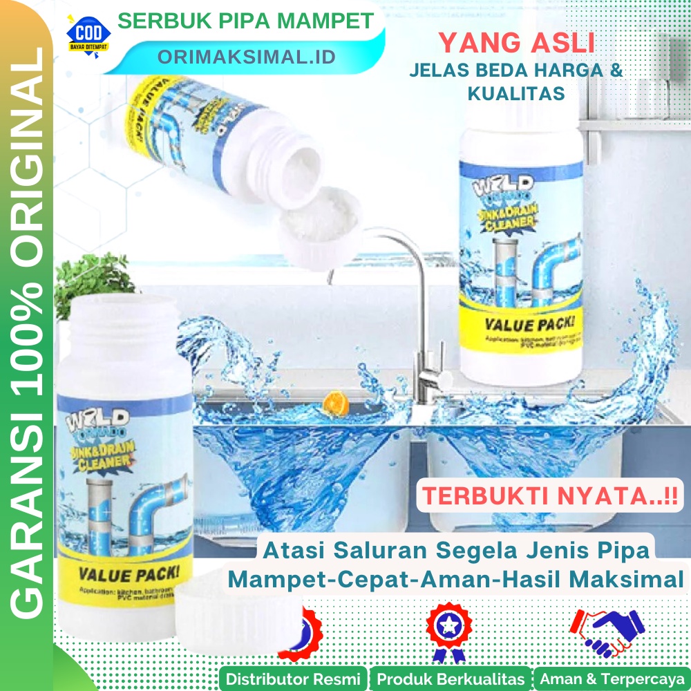 Obat Wc Mampet Serbuk Anti Pipa Mampet Toliet Tersumbat Wc Closet Mampet Paling Ampuh