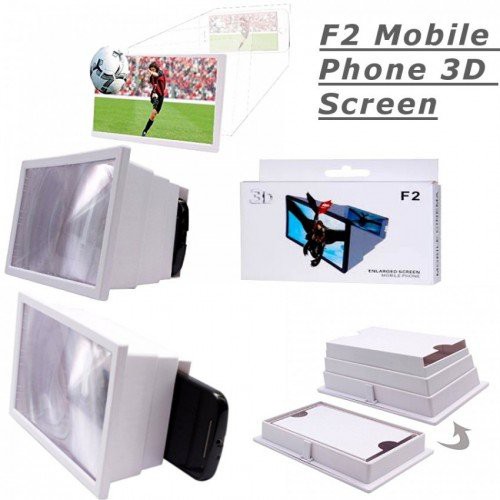 (COD) Pembesar Layar HP / Enlarged Screen Mobile Phone 3D F2 / Cinema Screen HD [F2] POrtable