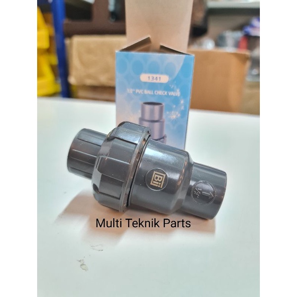 Ball Check Valve PVC 2" inch DN50 / Ball Check Valve Union Single