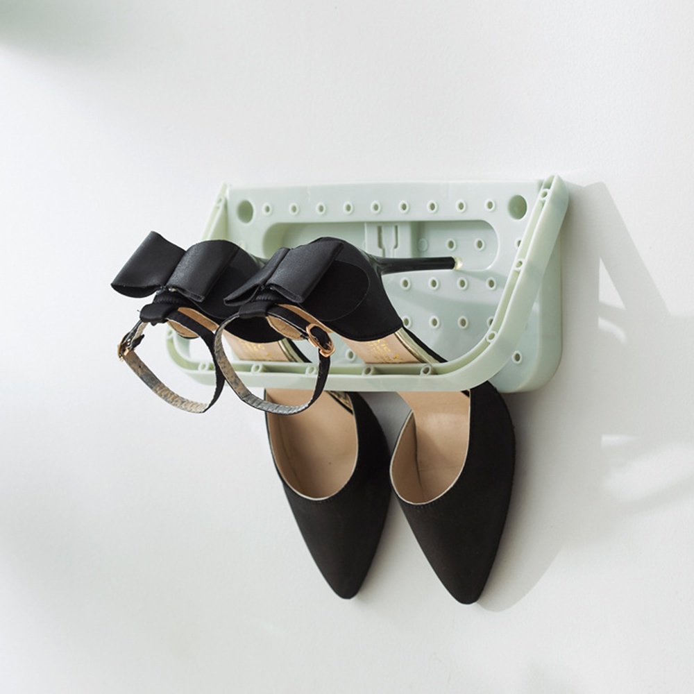 Rak hanger Sepatu Sandal Model Serba Guna, Ditempel Pada Dinding