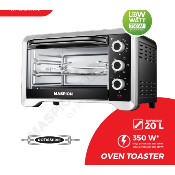 MASPION OVEN TOASTER MOT-2001 BS (20 L)