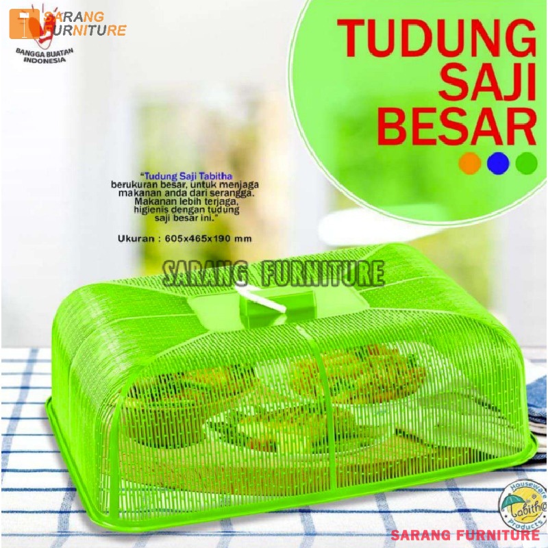 TUDUNG SAJI SEGI BESAR TUDUNG SAJI KOTAK PENUTUP MAKANAN TUDUNG SAJI TABITHA TUDUNG SAJI PLASTIK MURAH