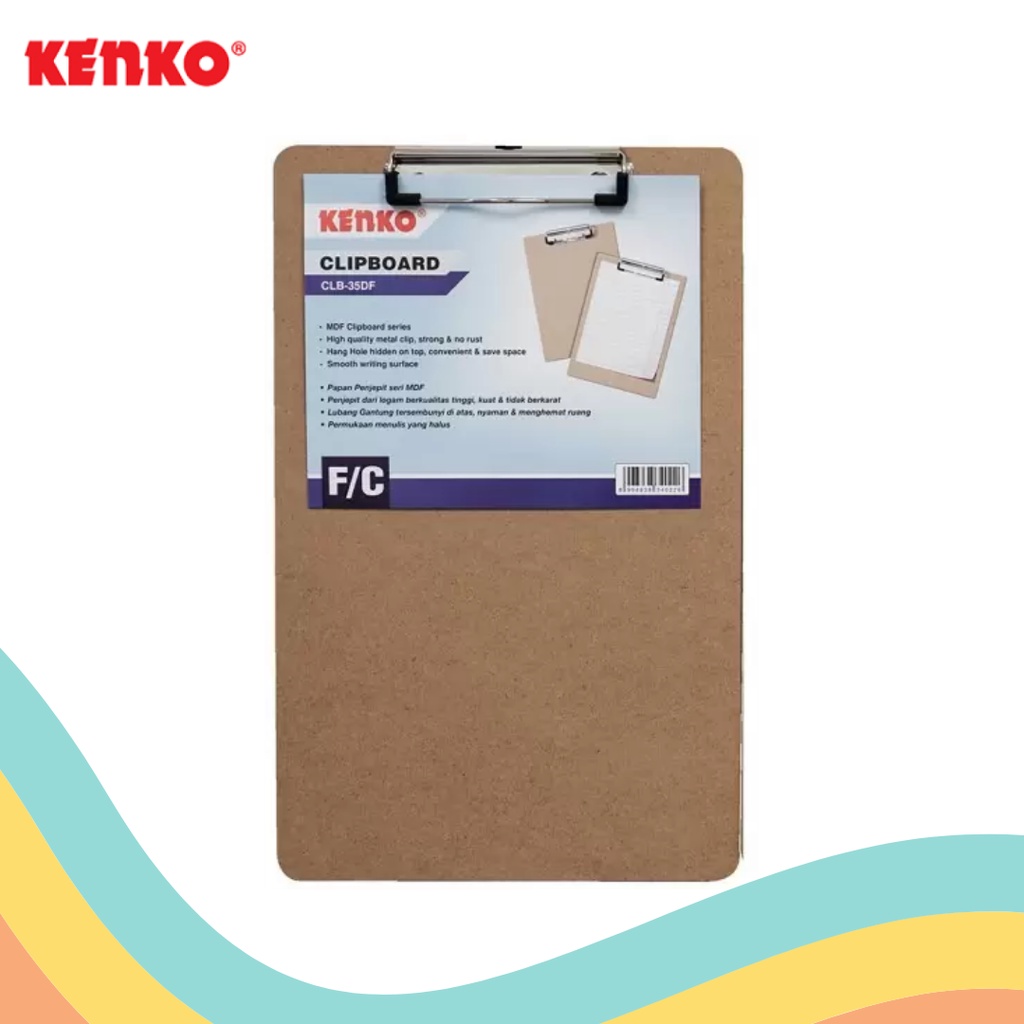 

CLIPBOARD KENKO F4 CLB-35DF (1 PCS)