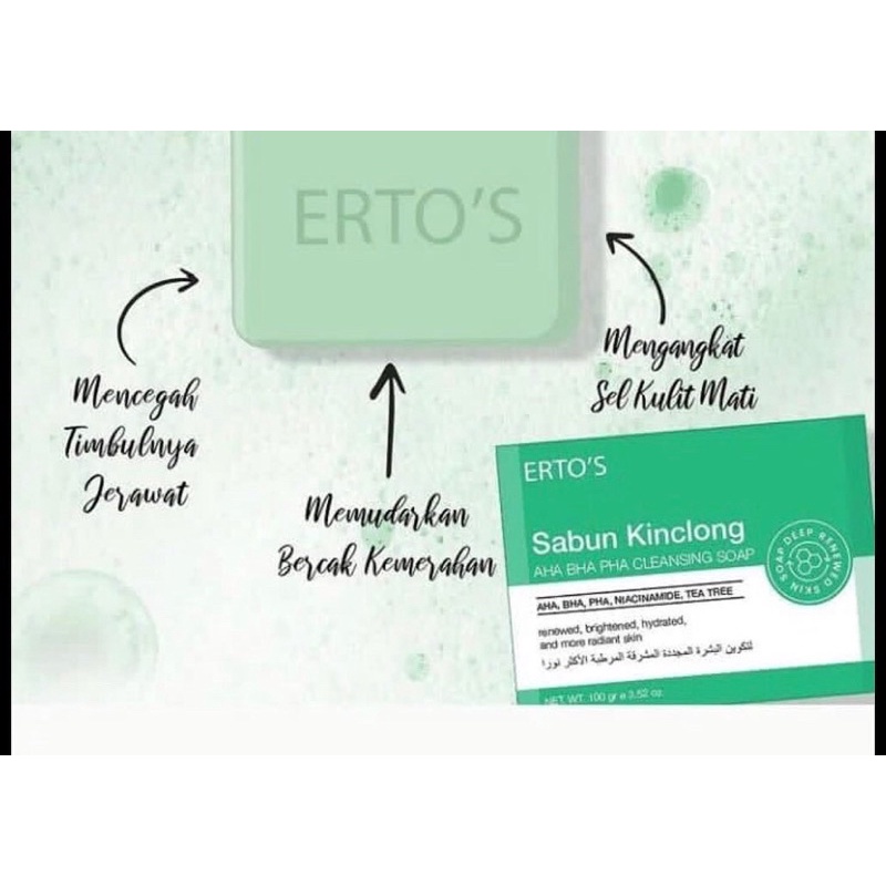 Erto’s Sabun Kinclong AHA BHA