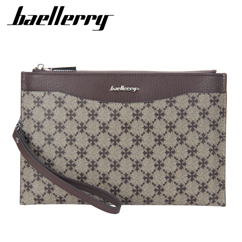 BAELLERRY S5581 Clutch Pria Wanita Bahan Kulit PU Leather Premium WATCHKITE WKOS