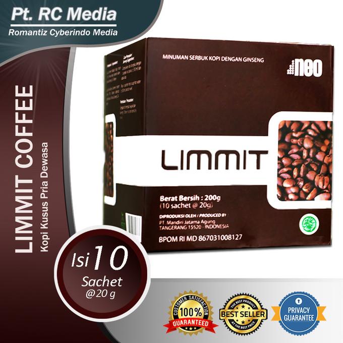 Kopi Limit - Limmit Coffee - 1 Box 10 Sachet -Diskon Sd 50%