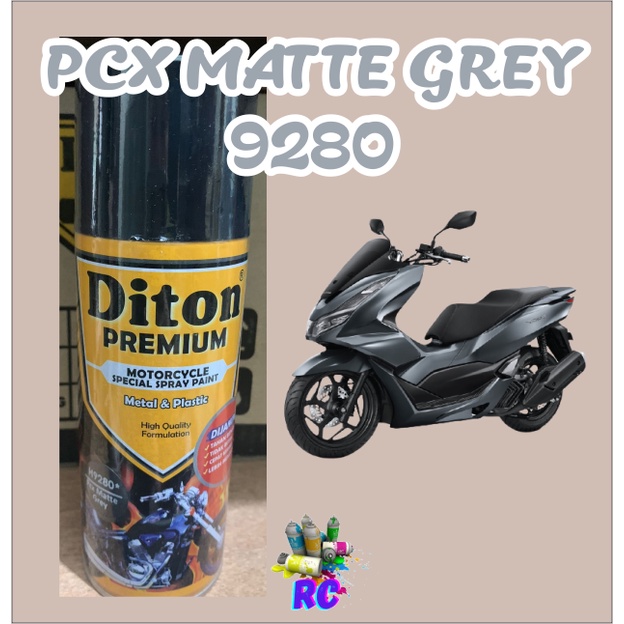 Cat Pilox Diton Premium Honda PCX Matte Grey 9280 Warna Abu Doff Dop