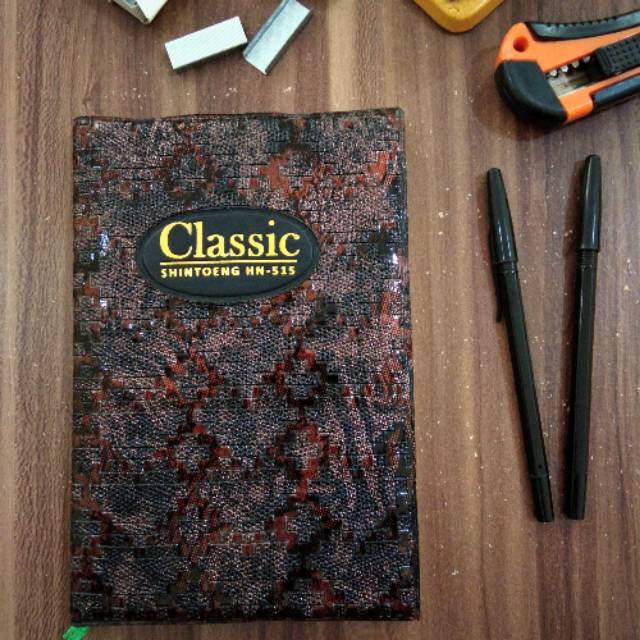 

Note Book Buku Tulis Buku Catatan Buku Murah Agenda CLASSIC 515 Coklat