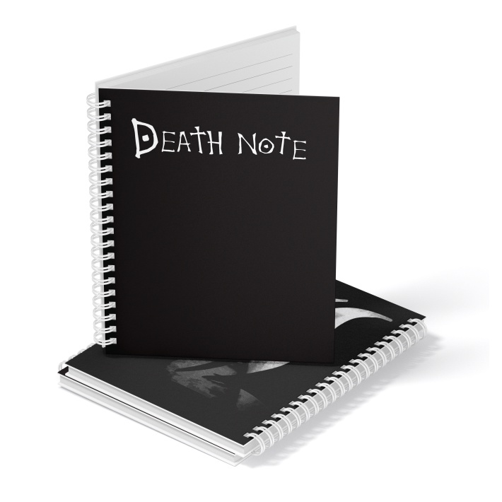 

Buku Spiral Notebook Anime Death Note A5 Custom Desain / BUKU TULIS CUSTOM Notebook Spiral