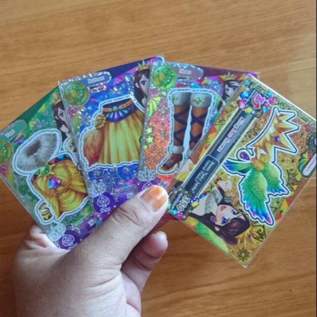 KARTU AIKATSU PREMIUM CONS CARD 'KING LEO COORD' -SET 4 CARD-