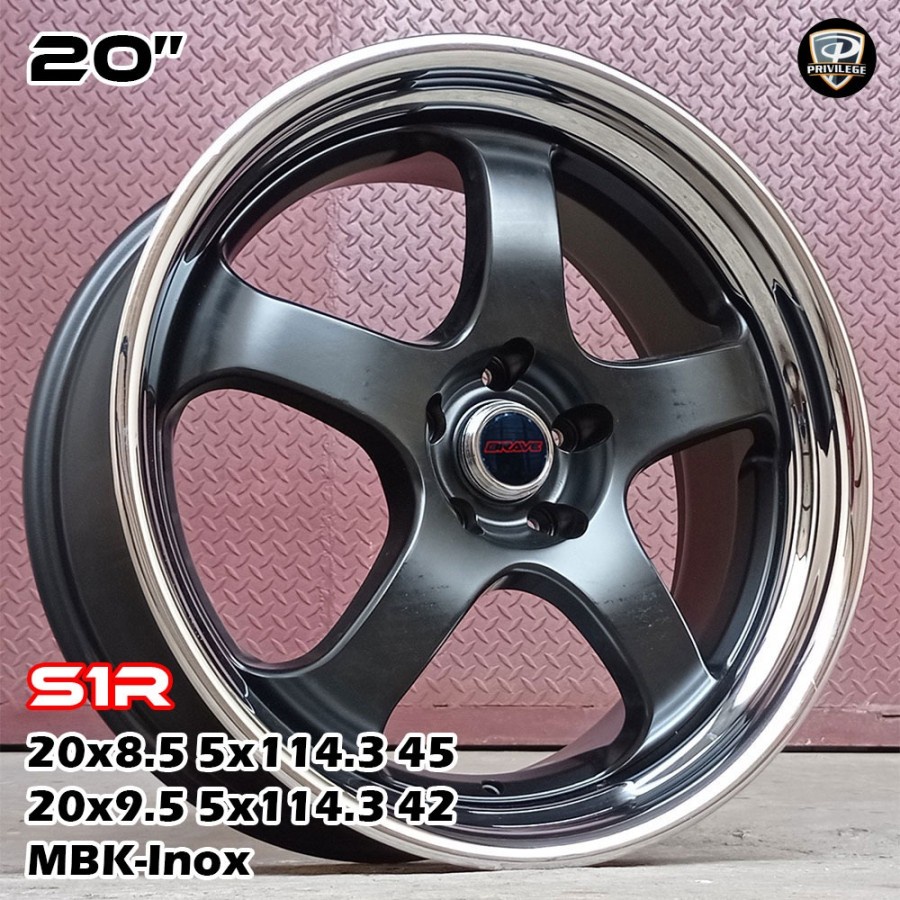 Velg Mobil Racing Honda CRV HRV Toyota SIR MBK-INOX RING 20