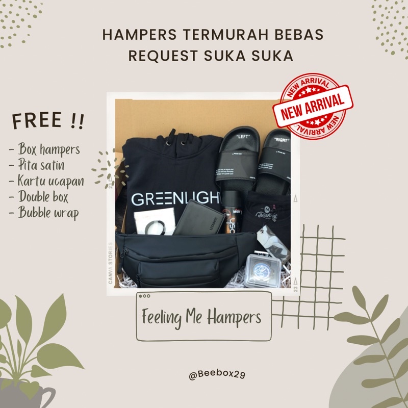 

FeelingMe Hampers KADO GIFTBOX HADIAH PACAR ULTAH ANNIVE GRADUATION HOODIE