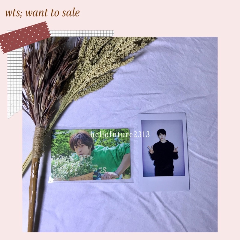 Photocard Jaehyun x Nature Republic (+Instax polaroid Jaehyun)
