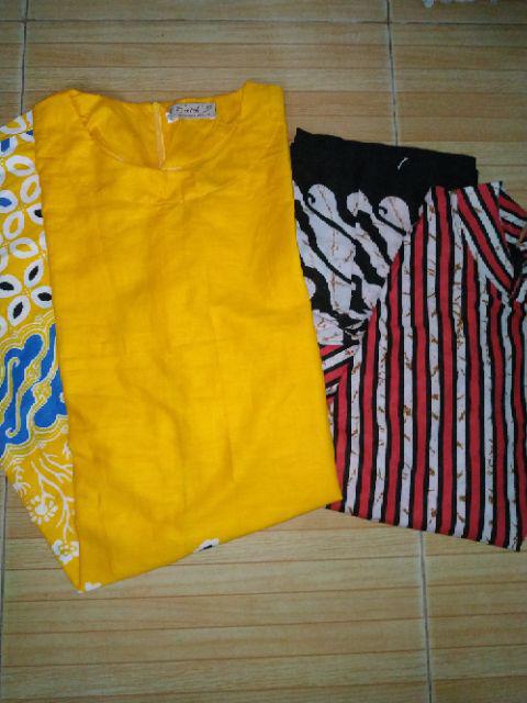 Bayar Dirumah ((cod)) || Tunik Batik Motif Seragam Batik Dianputri Baju Batik Wanita