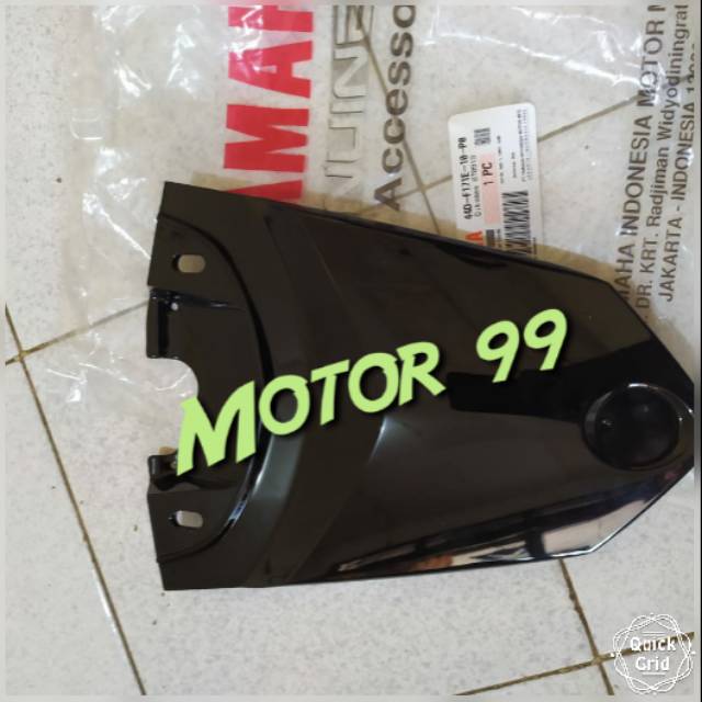 Cover tail sambungan body belakang Xeon Rc Xeon karbu gt 125 hitam ori ygp