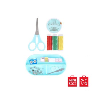 Miniso Sewing Box 10 warna benang set alat jahit kotak 