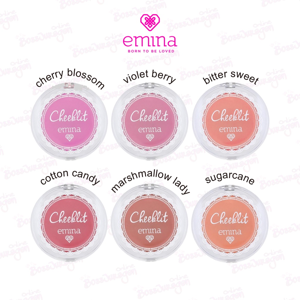 (BOSS) EMINA Cheeklit Pressed Blush 3.5 g