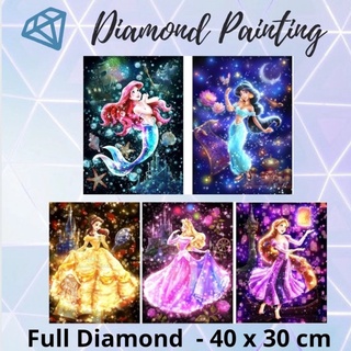 ☑Terlaris DIY DIAMOND PAINTING DISNEY CASTLE CRAFT ART MANIK