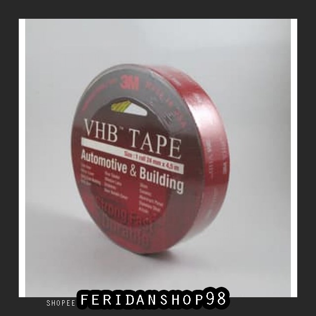 

BT919 DOUBEL TAPE 3M BEST VHB 24MM 4.5 METER HARGA GROSIR ORIGINAL BY FERIDANSHOP98
