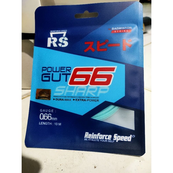 Senar raket badminton rs power gut 66 Sharp original