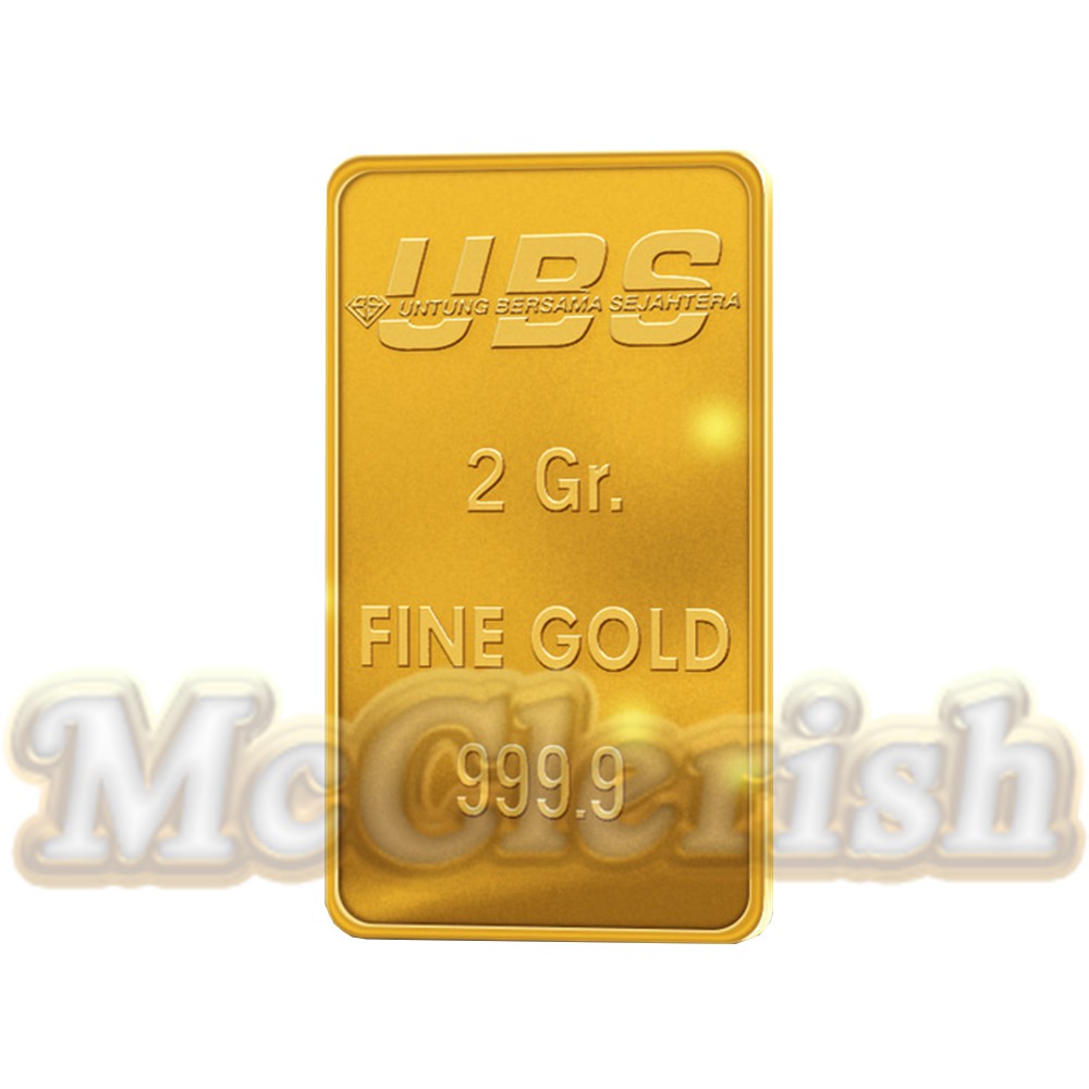 Emas UBS 2 Gram Logam Mulia 2gr Untung Bersama Sejahtera