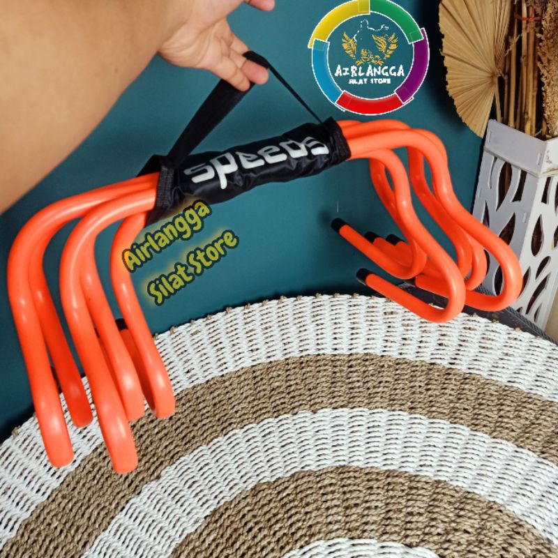 hurdle sepak bola futsal 15 cm 1 set isi 5 Hurdle Lompat Hurdle jump tinggi 15 cm