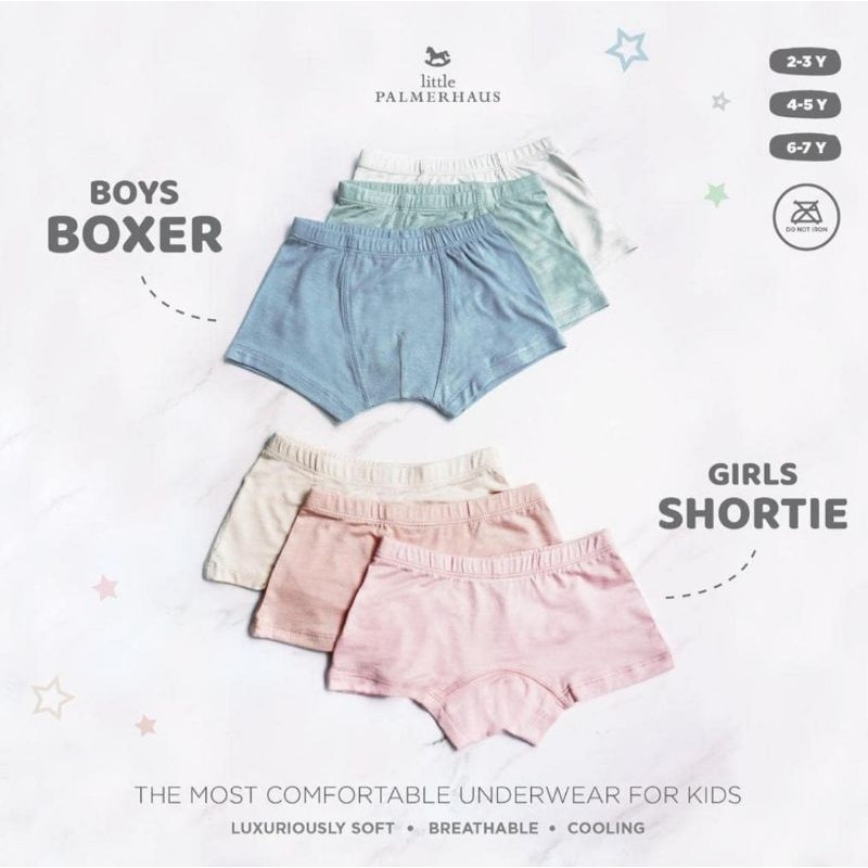 Boxer Anak Little Palmerhaus, celana dalam anak boxer perempuan dan Laki