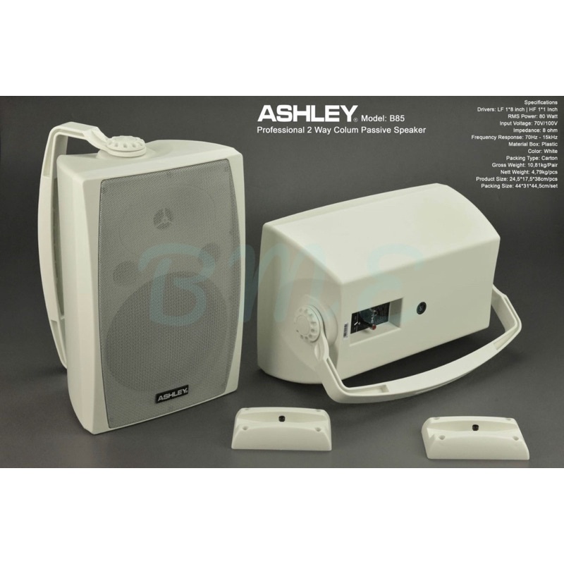 Speaker Pasif 8 inch Ashley B85 B 85 Original Ashley