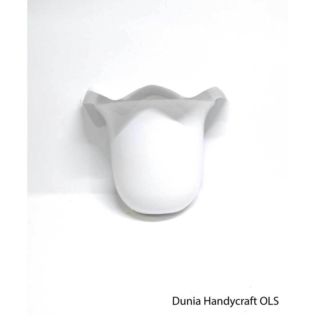 Vas - Pot Dinding Ombak Hias Dekorasi - Pajangan Unik Rumah