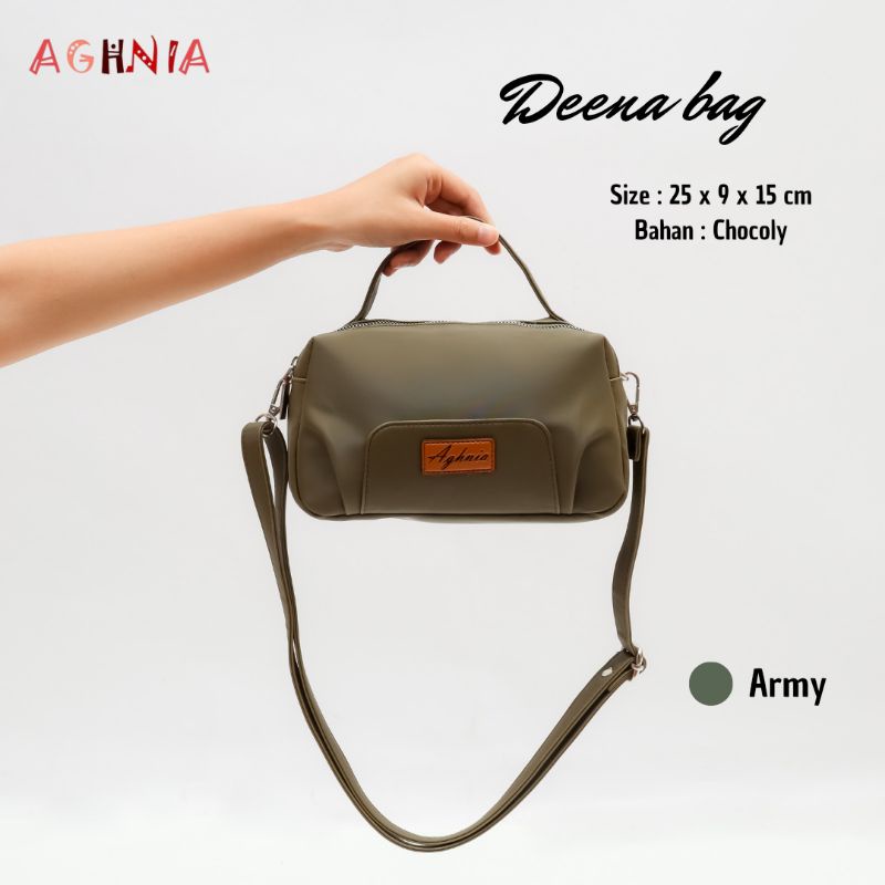 READY DEENA BAG CHOCOLY BY AGHNIA TAS SELEMPANG TENTENG WANITA