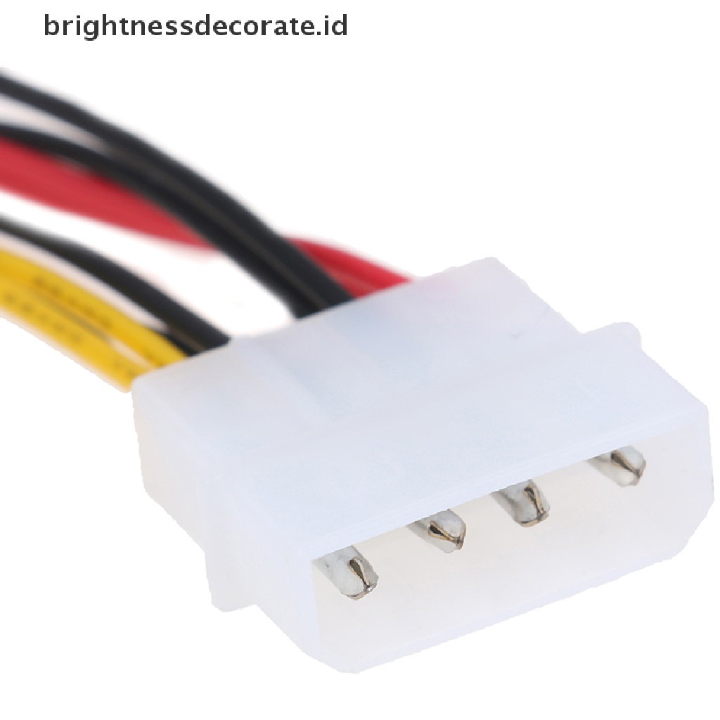 Kabel Power Adapter 4-pin Molex / Ide Ke 3-pin Untuk Cpu / Chasis / Case Kipas Angin