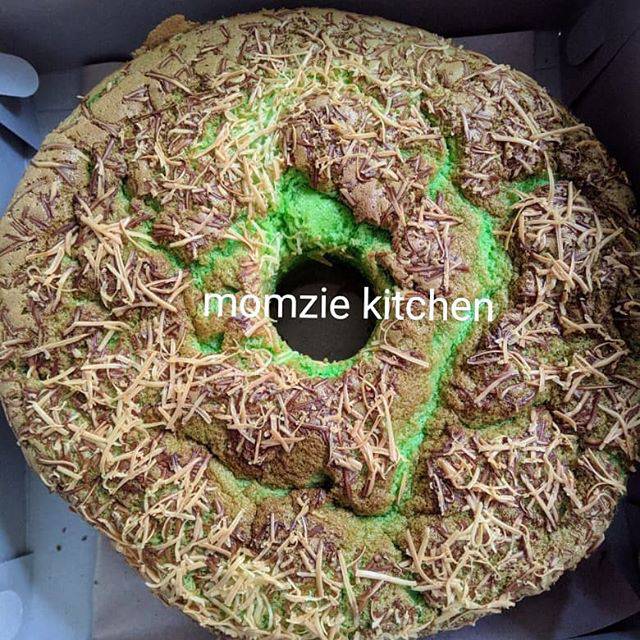 

Chiffon pandan keju