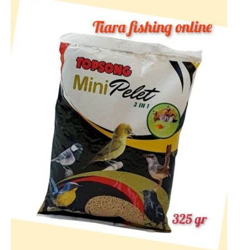TOPSONG TOP SONG MINI PELET PAKAN BURUNG KECIL PLECI CIBLEK GLATIK TLEDEKAN GUNUNG DECU DLL