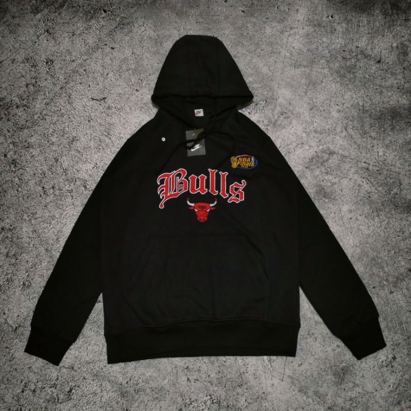 SWEATER HOODIE MITCHELL &amp; NESS X BULLS BATIK FULLTAG &amp; LEVEL