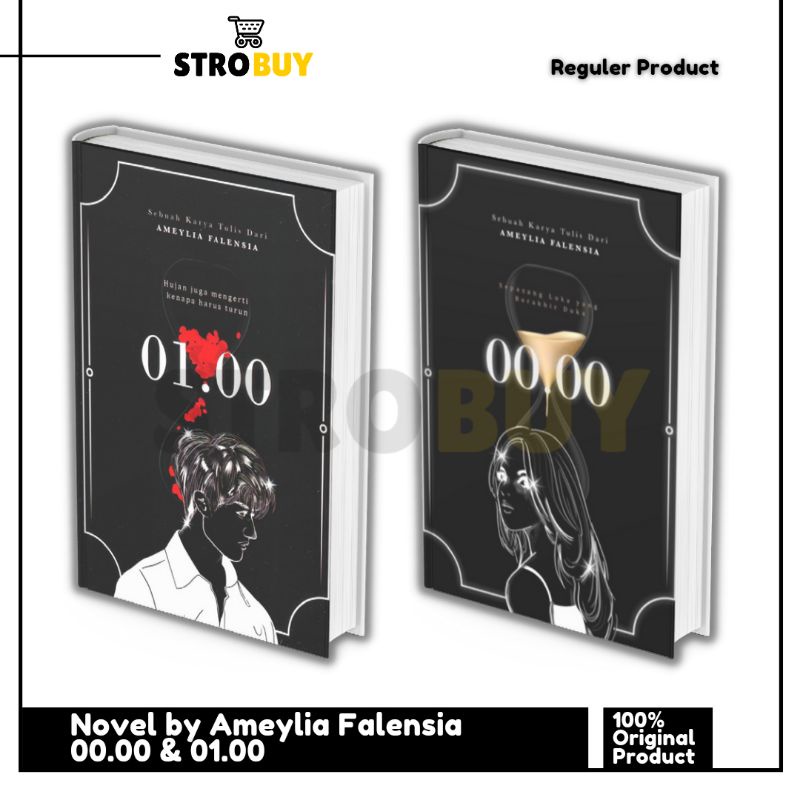 Novel 00.00 dan Novel 01.00 by Ameylia Falensia