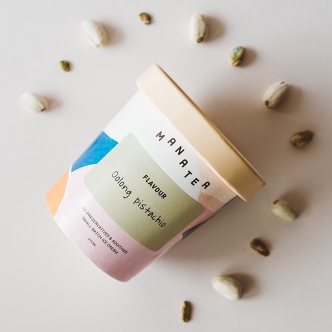 

Manatea Oolong Pistachio Ice Cream Pint 473ML