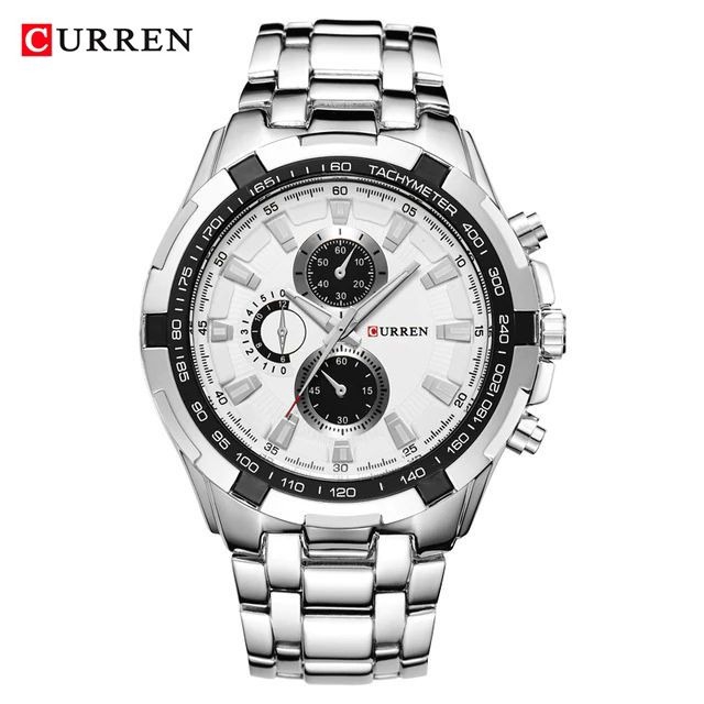 CURREN 8023 Jam Tangan Pria Analog Stainless Steel WK-SBY