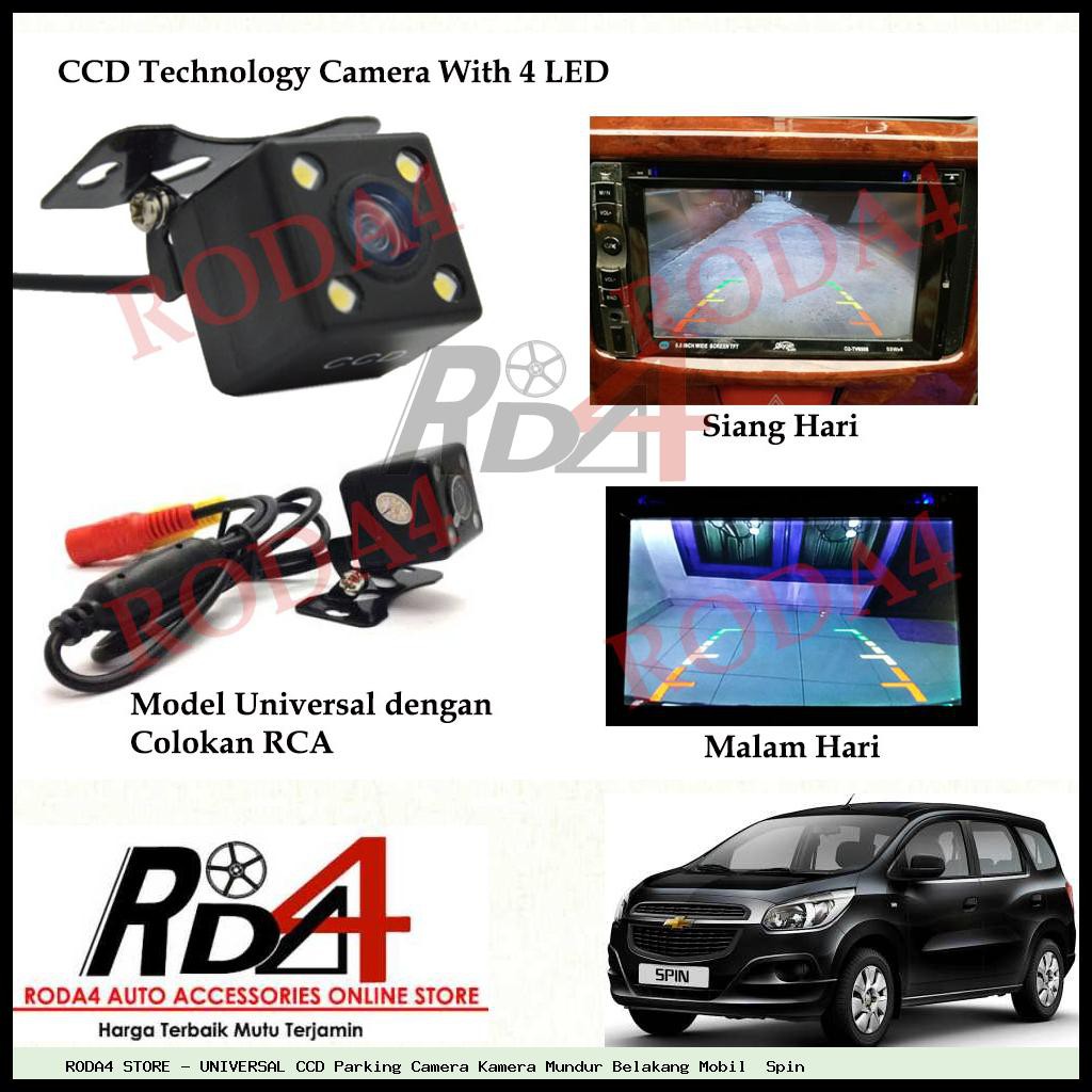 UNIVERSAL CCD Parking Camera Kamera Mundur Belakang Mobil  Spin