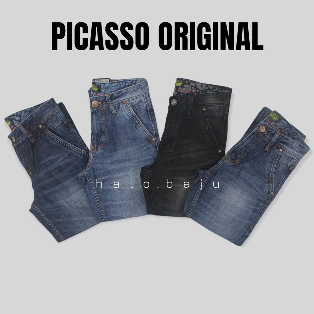 PICASSO ORIGINAL JEANS - Celana Picasso Saku Samping (Miring) / Celana Levis Picasso