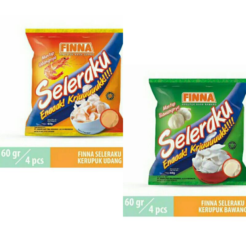 

Finna Kerupuk Seleraku 4 x 60gr