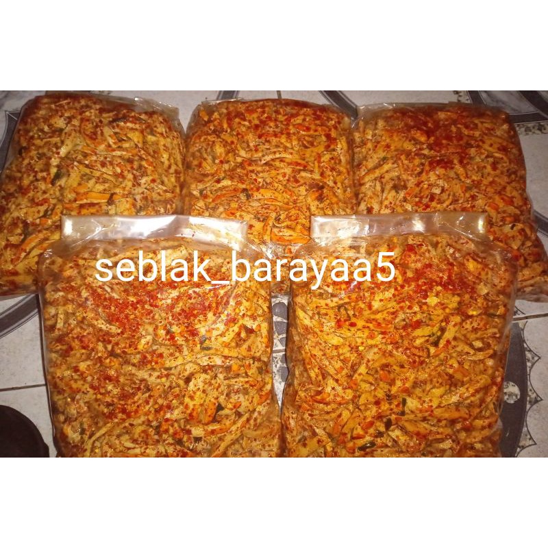

paket reseller 5kg basreng baso goreng gurih stik pedas daun jeruk