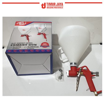 HnL TEXTURE CEMENT GUN Spray gun Tabung plastik Hopper gun